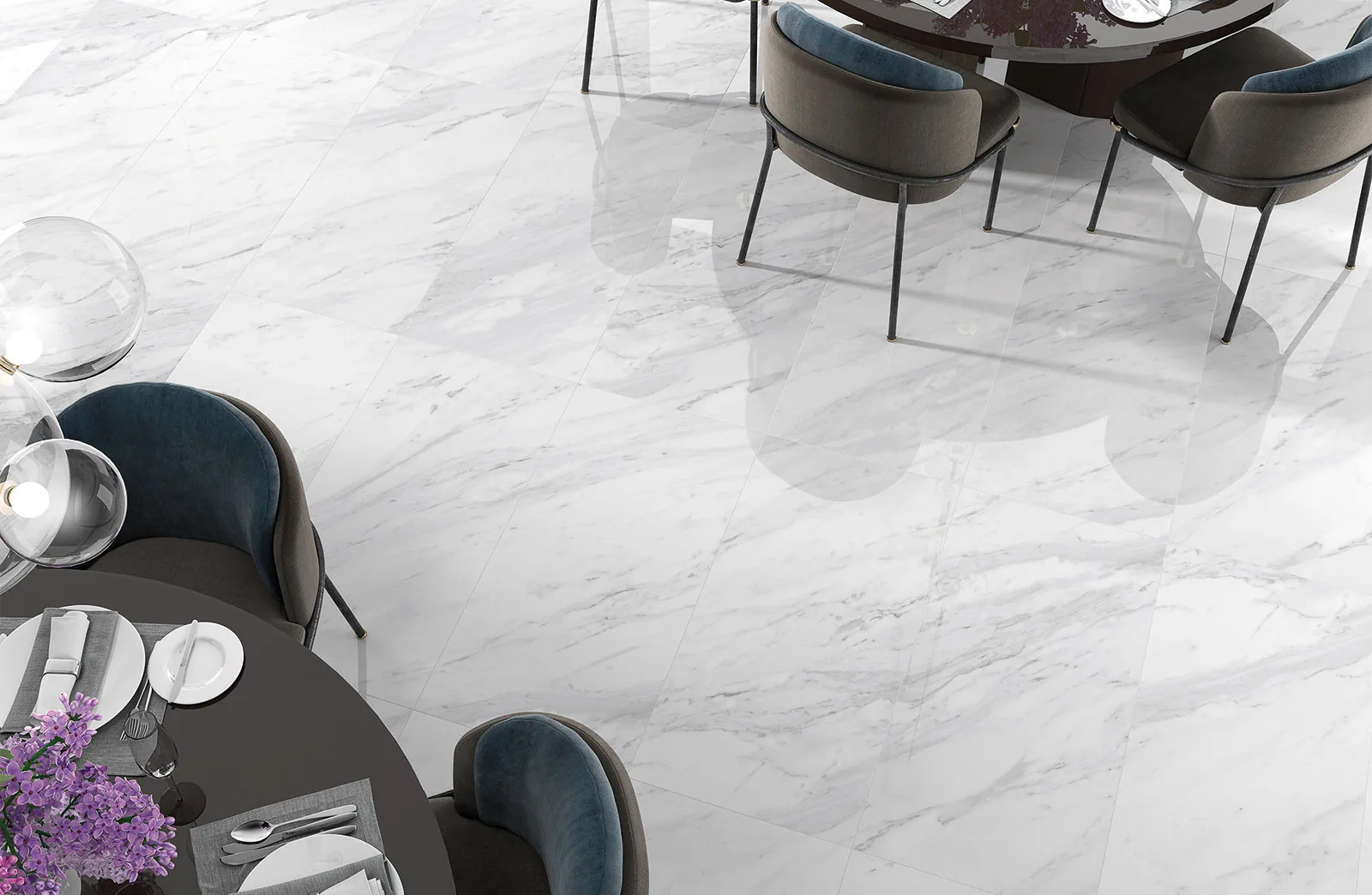 Porcelanato North White I 60×60 instalado
