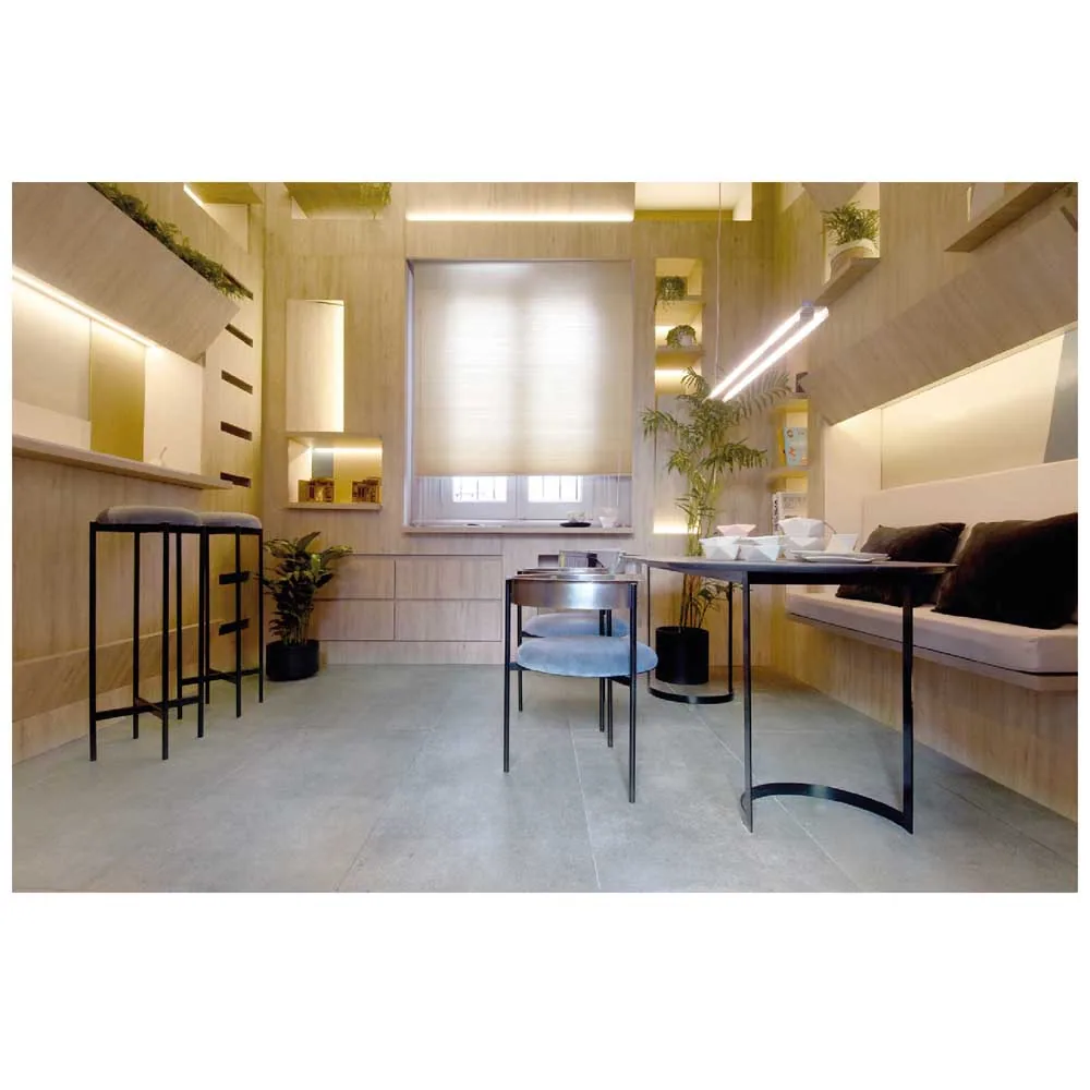 Porcelanato Liscio Grigio 60×120 instalado
