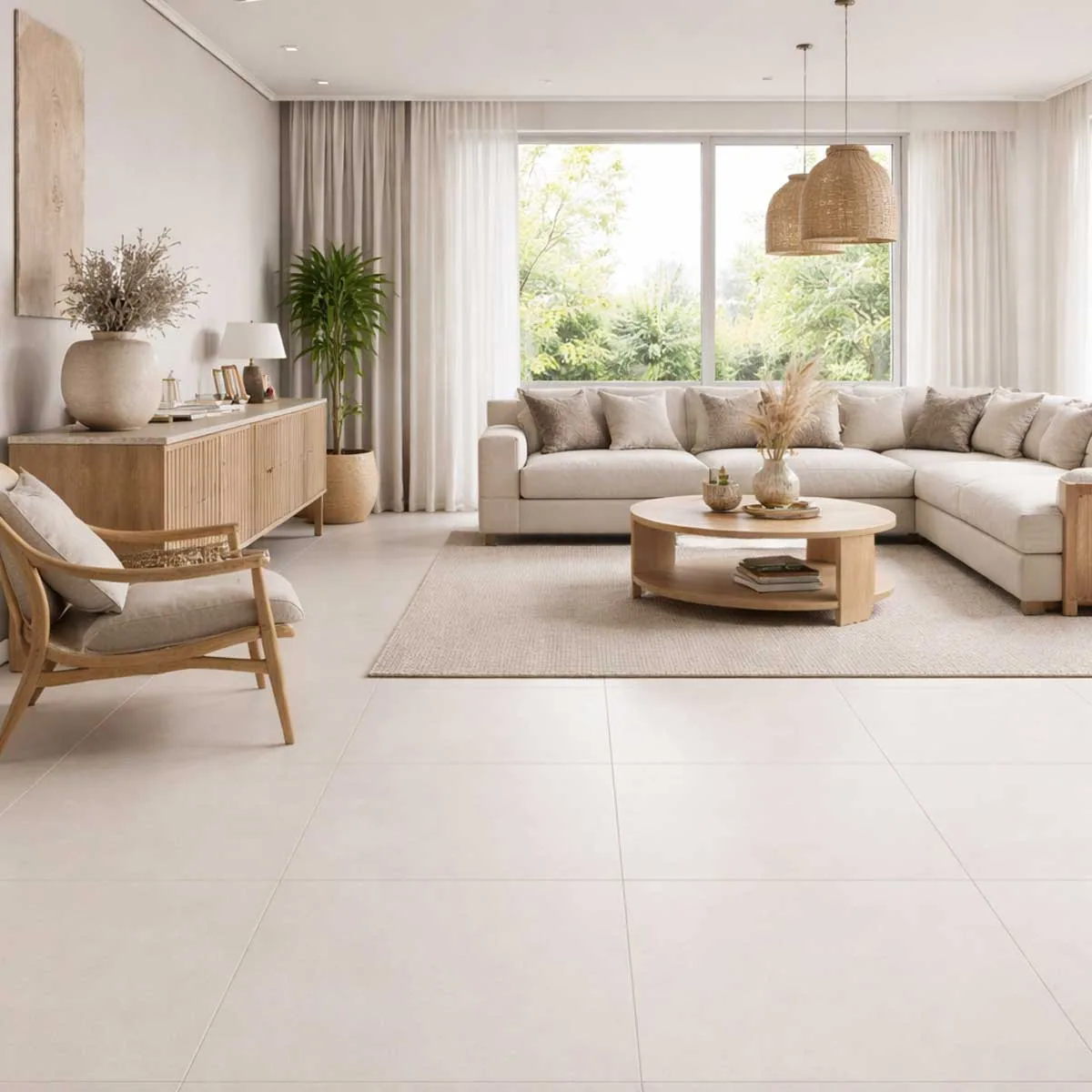 Porcelanato Bianco 60×60 instalado