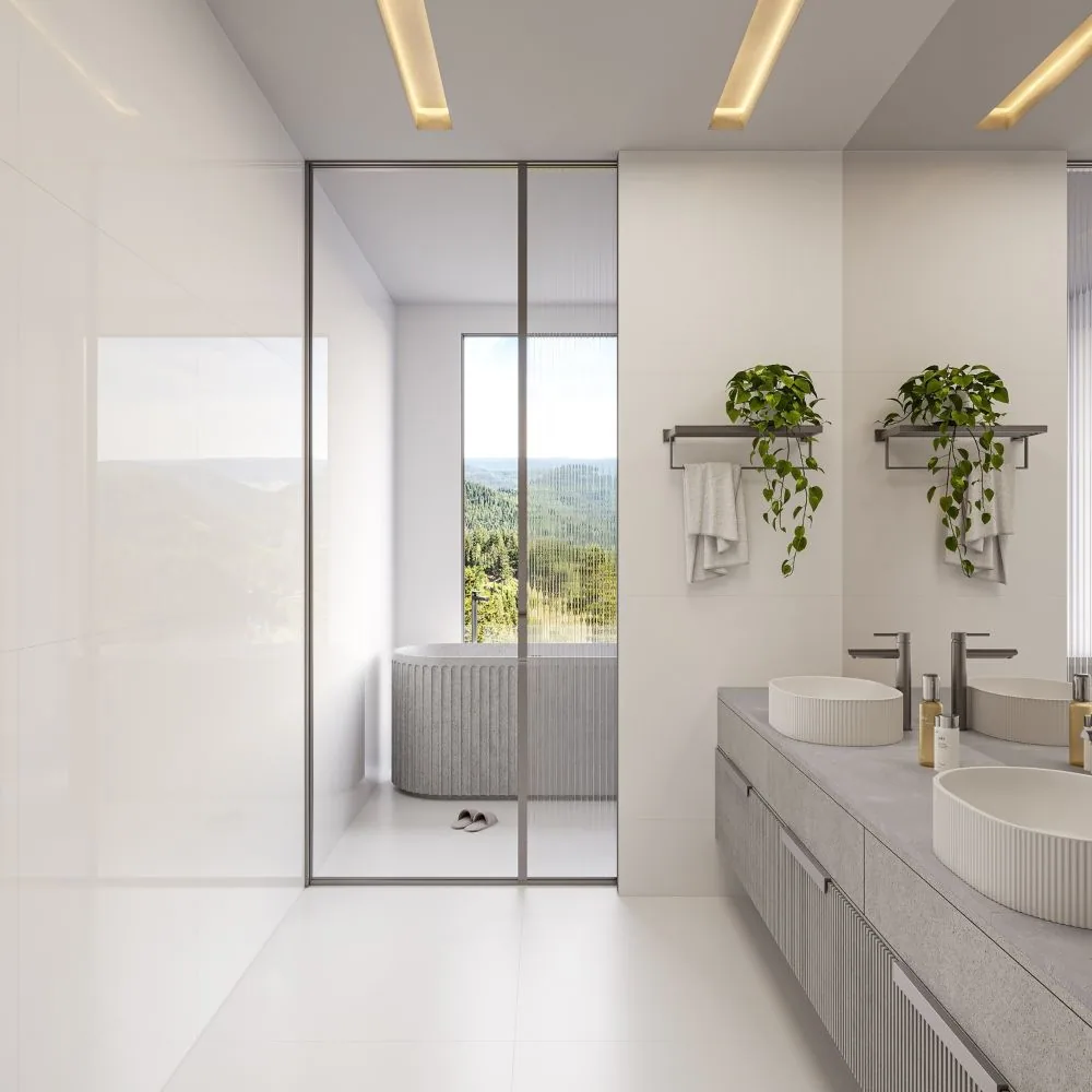 Porcelanato Bianco 60×120 instalado