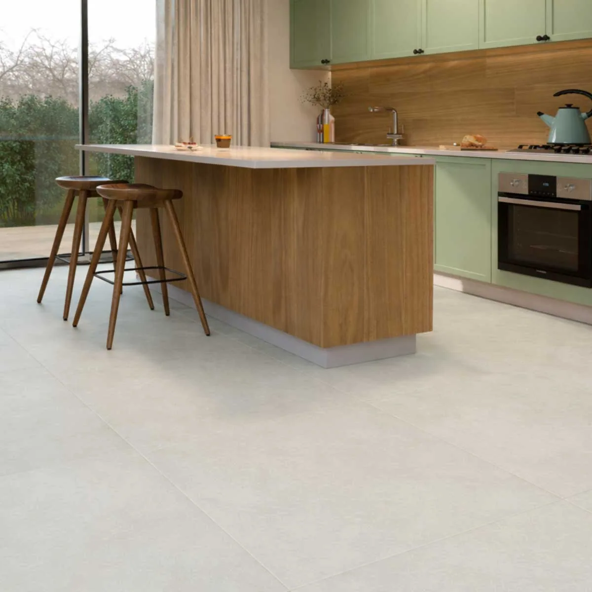 Porcelanato Light Urban 60×120 instalado