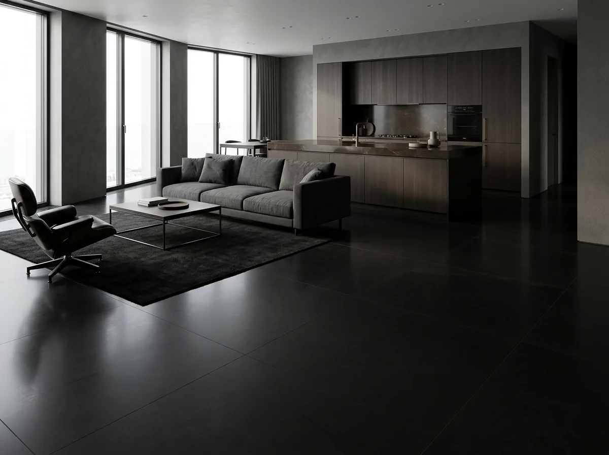 Porcelanato Black Deluxe 60×120 instalado