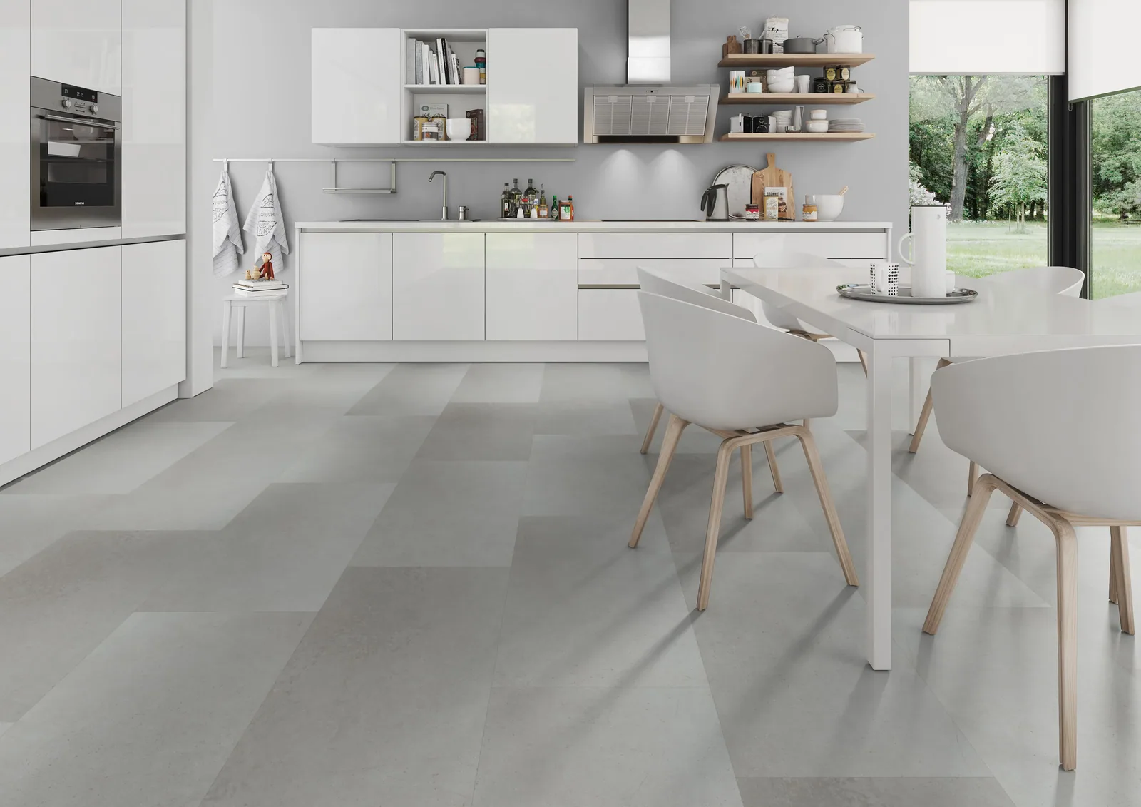Porcelanato Grey Urban 60×120 instalado