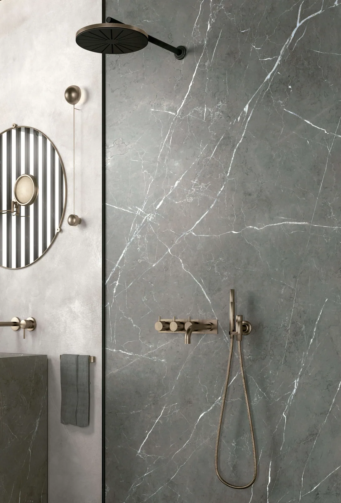 Porcelanato Pietra Gray 60×120 instalado