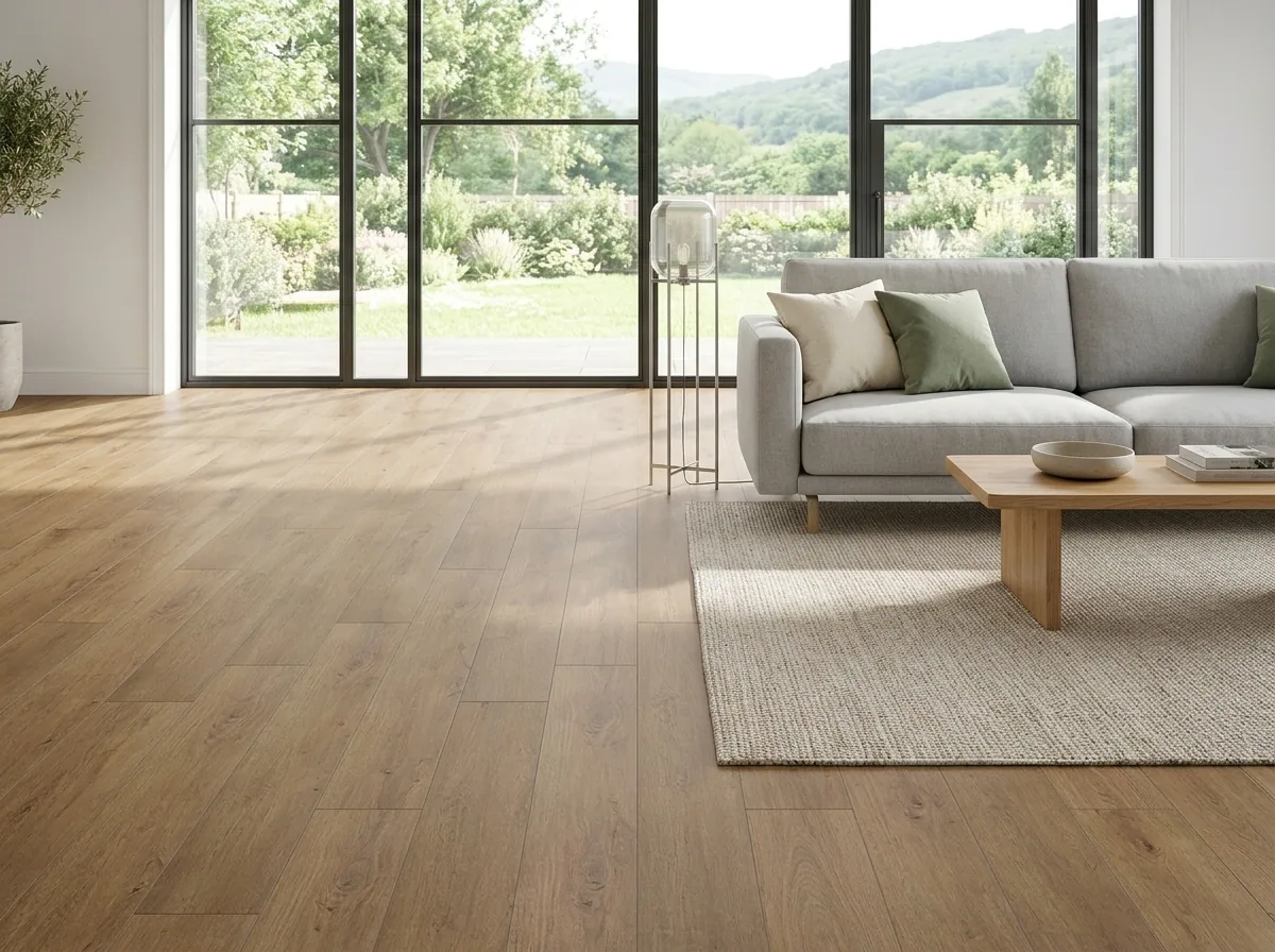 Piso de vinil Grey Slate instalado