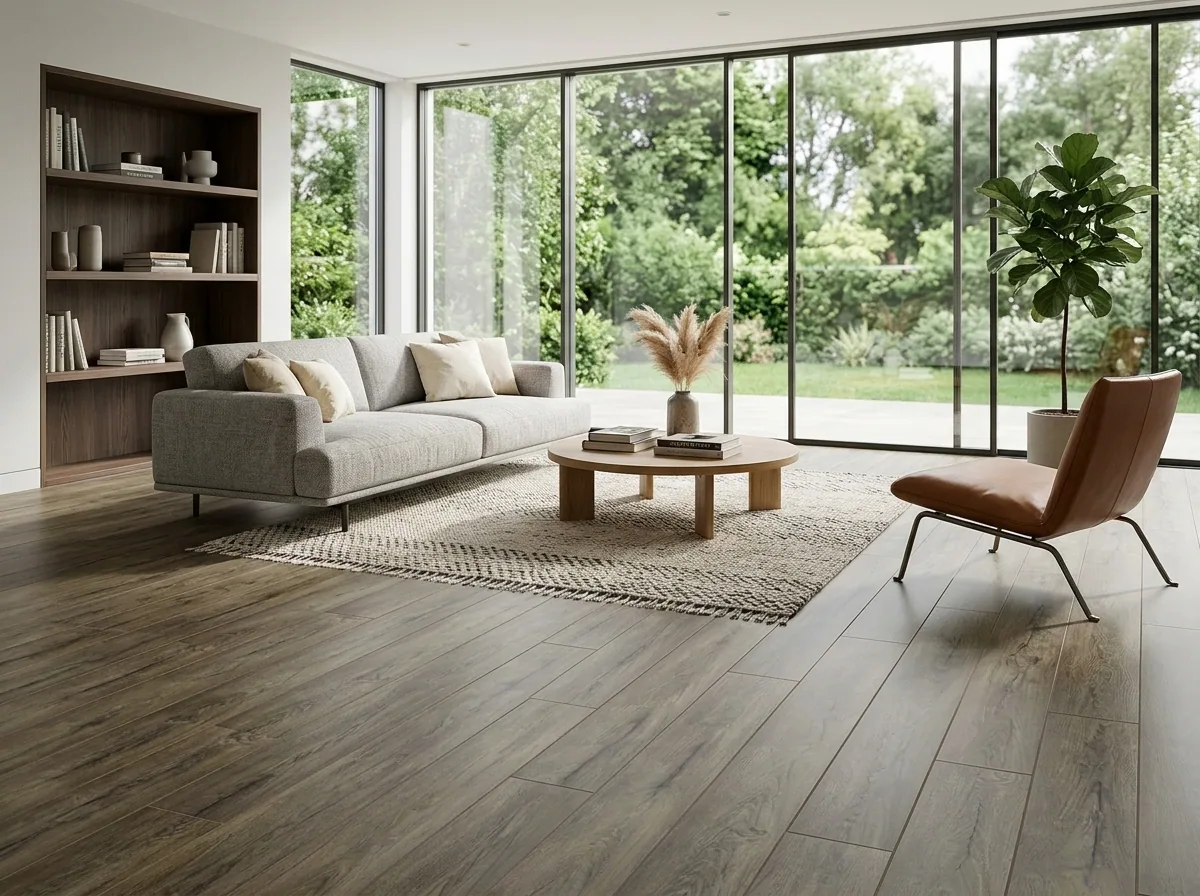 Piso de vinil Almond Wood instalado