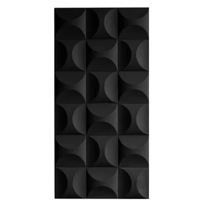 Lámina PU Stone 3D Mezzaluna Black
