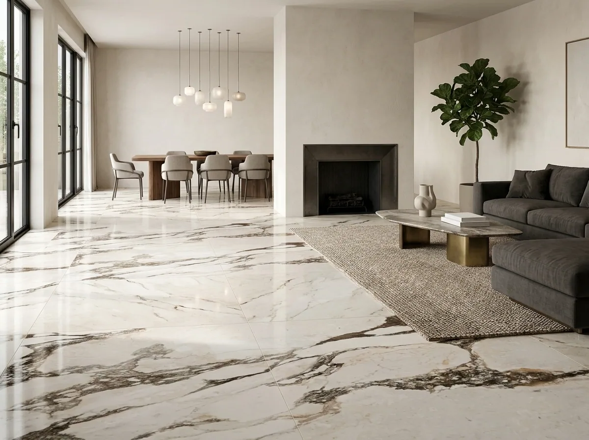Porcelanato Etoile Brown 60×120 instalado