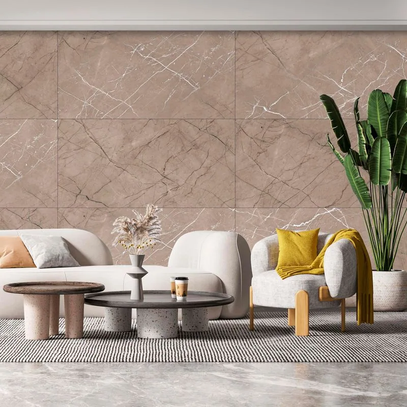 Porcelanato Noor Choco 60×120 instalado