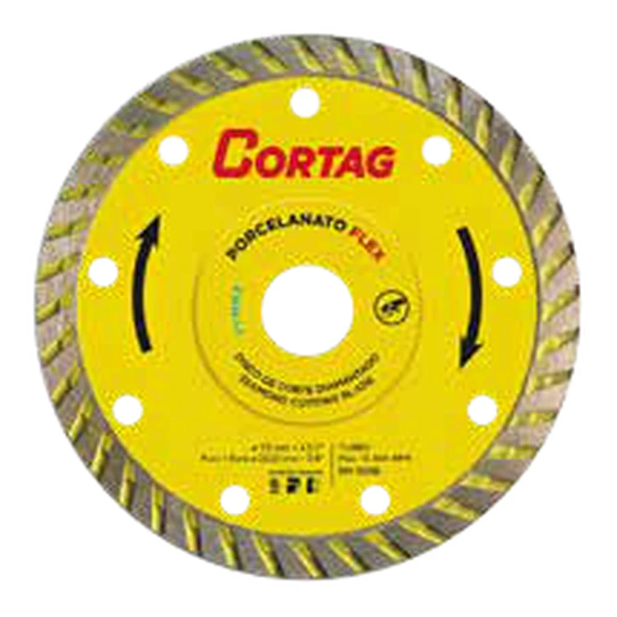 Disco de Corte Diamantado Turbo Porcelanato-Cerámica Flex 4.1/2" 115x22,22mm