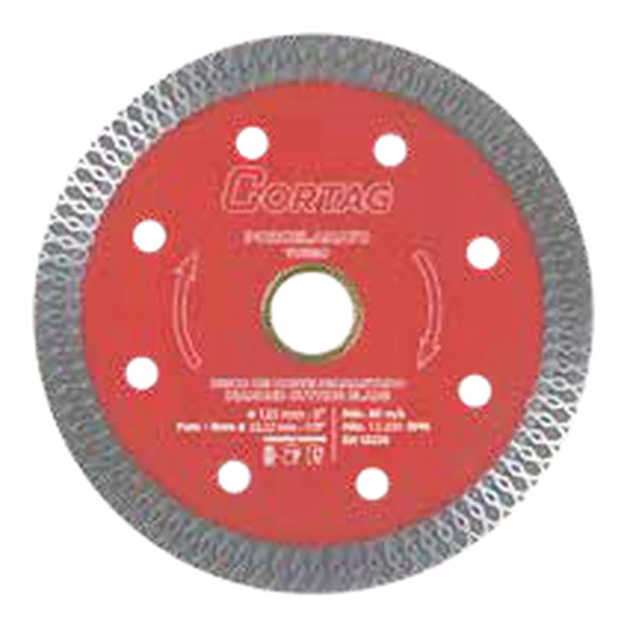 Disco de Corte Diamantado Turbo Porcelanato-Cerámica Best Quality 5" 125x22,2mm