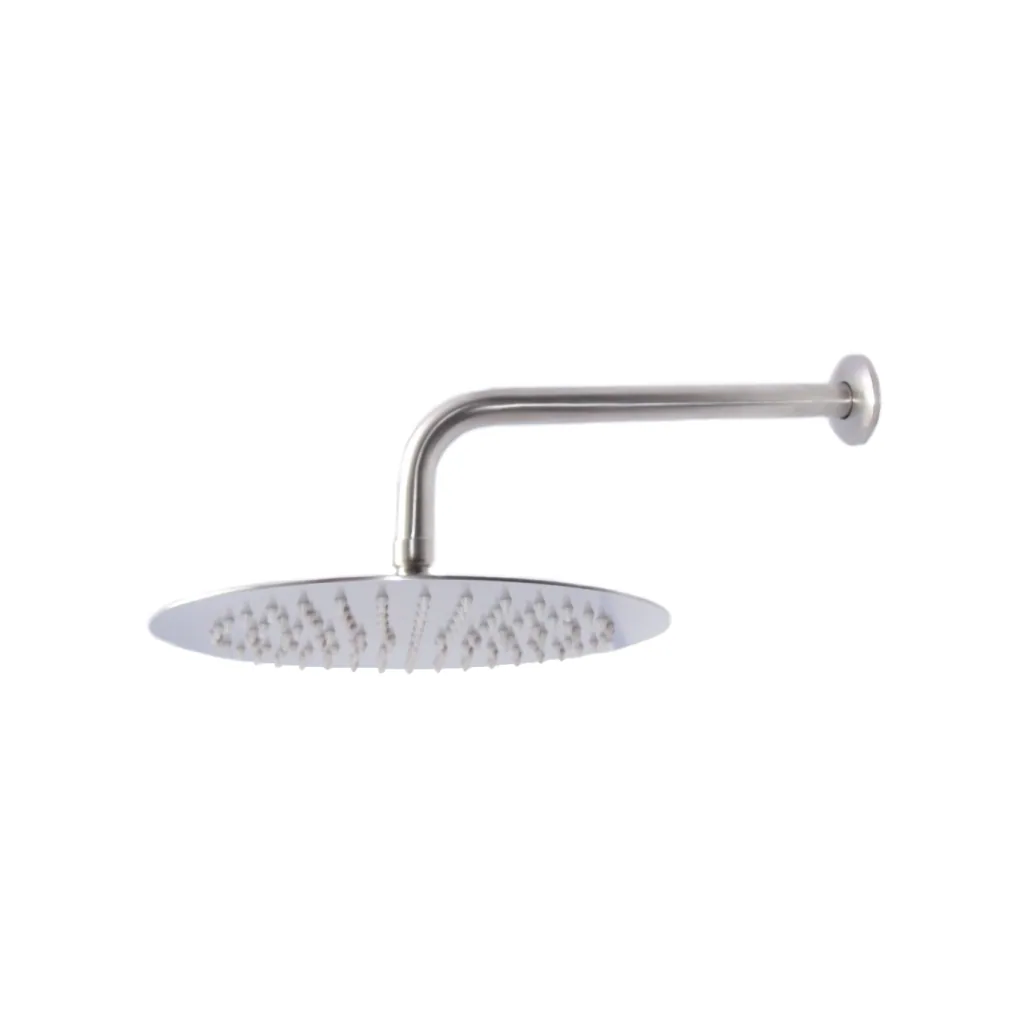 Ducha Ultra Delgada 10" Satinada redonda