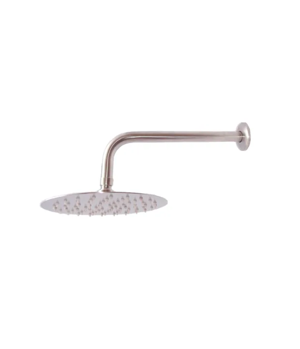 Ducha Ultra Delgada 8" Satinada redonda