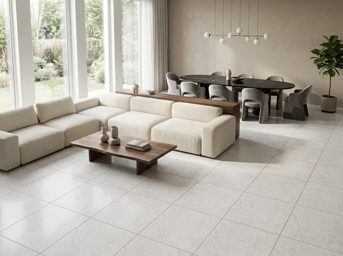 Porcelanato Bolivian Grey 60×60 instalado