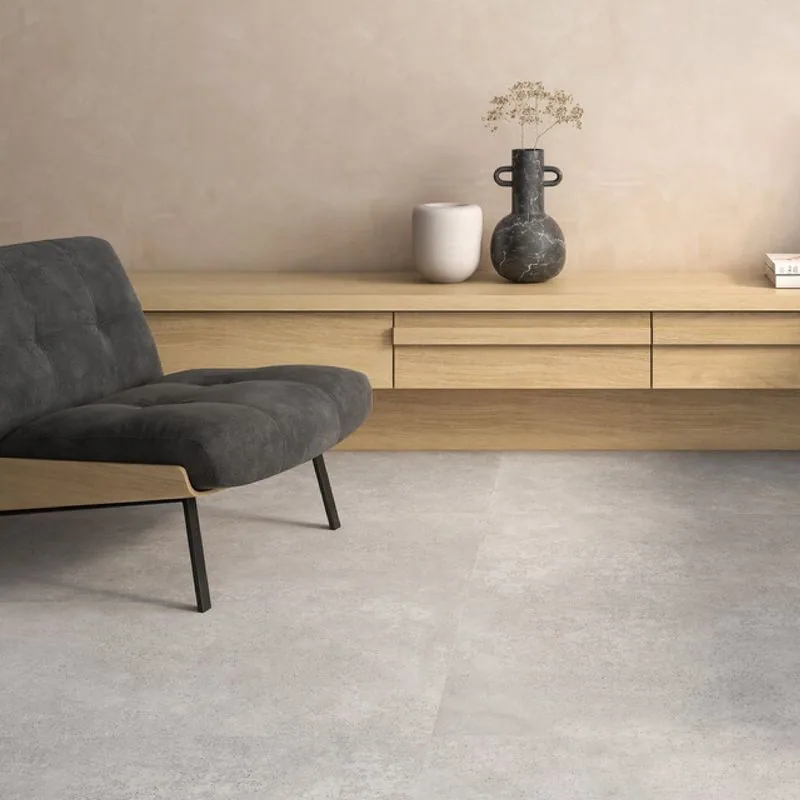 Porcelanato Concrete Cliff 60×120 instalado