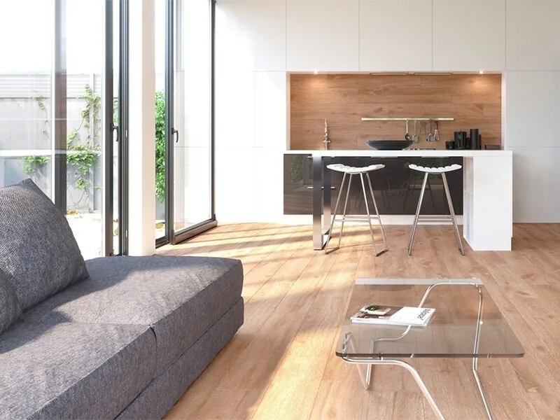 Porcelanato Style Balok Haya 20×120 instalado