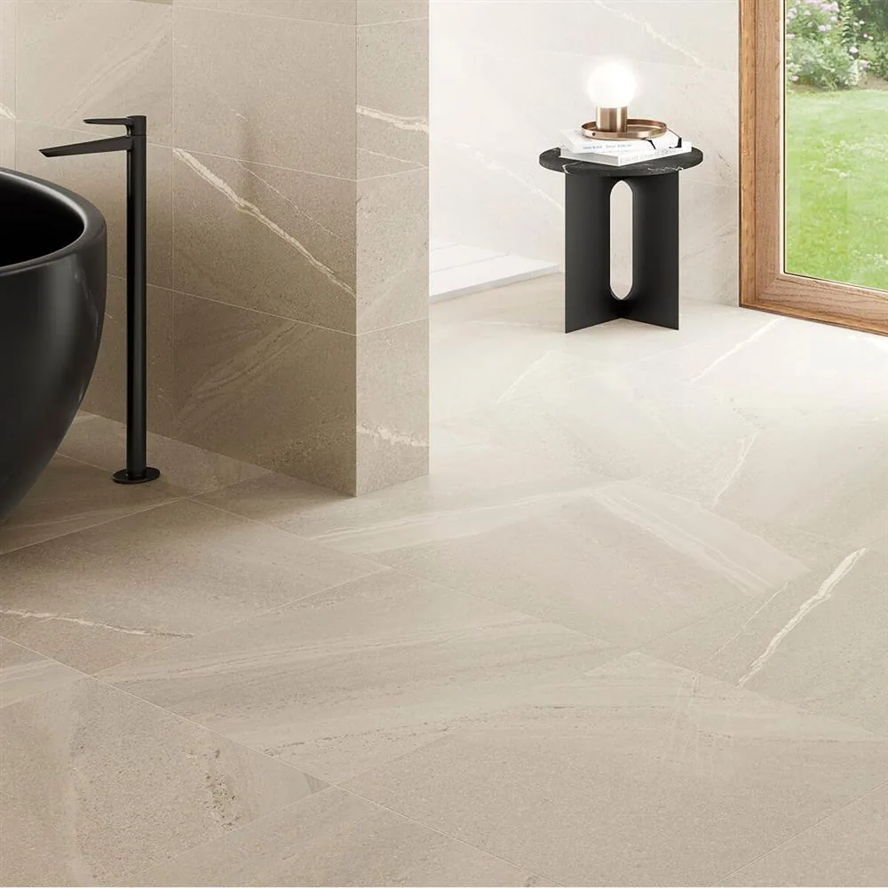 Porcelanato Burlington Ivory Ant 60×120 instalado