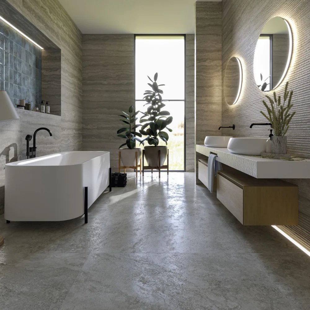 Porcelanato Firenze Crss Ivory 60×120 instalado