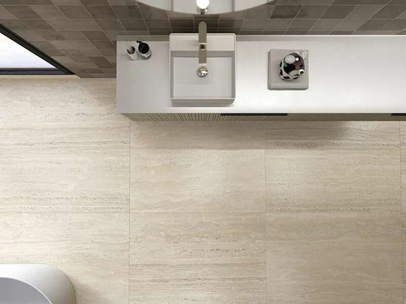 Porcelanato Liceo Ivory Ant 60×120 instalado