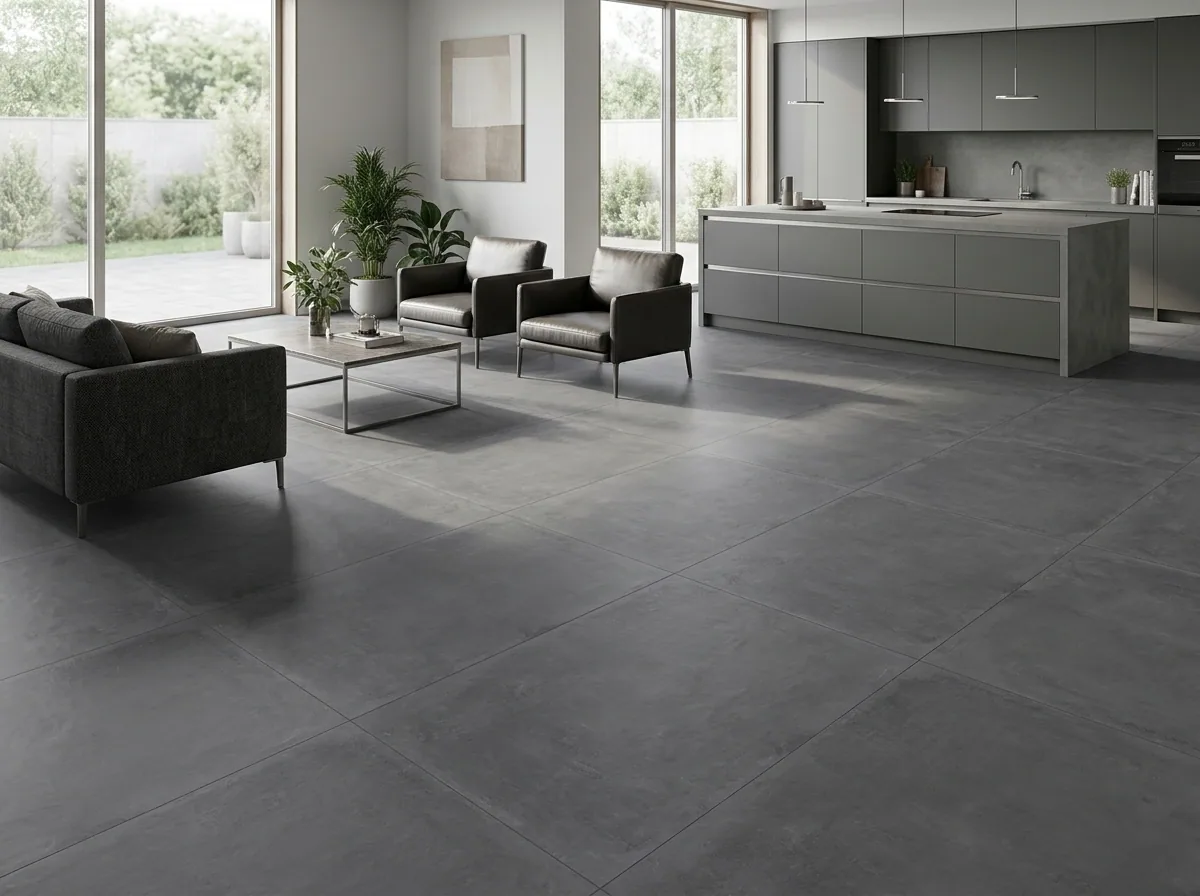 Porcelanato Andalus Black 60×120 instalado