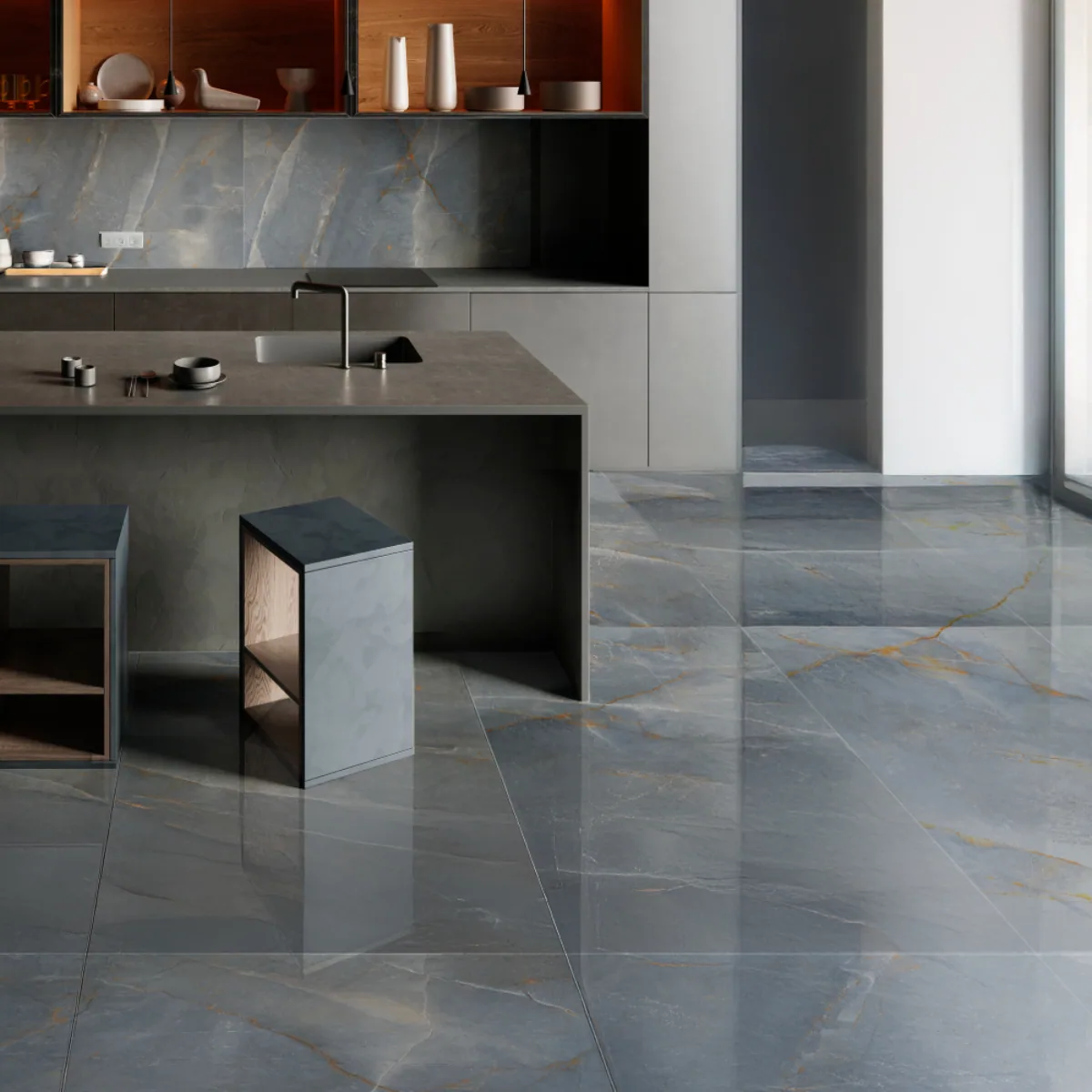 Porcelanato Blue Jasto 60×120 instalado