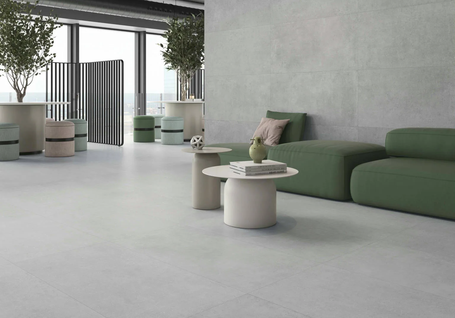 Porcelanato Gravel Grey Pc 120×120 instalado
