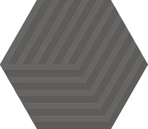 Porcelanato Gallery Cube Dark HEX 14×16