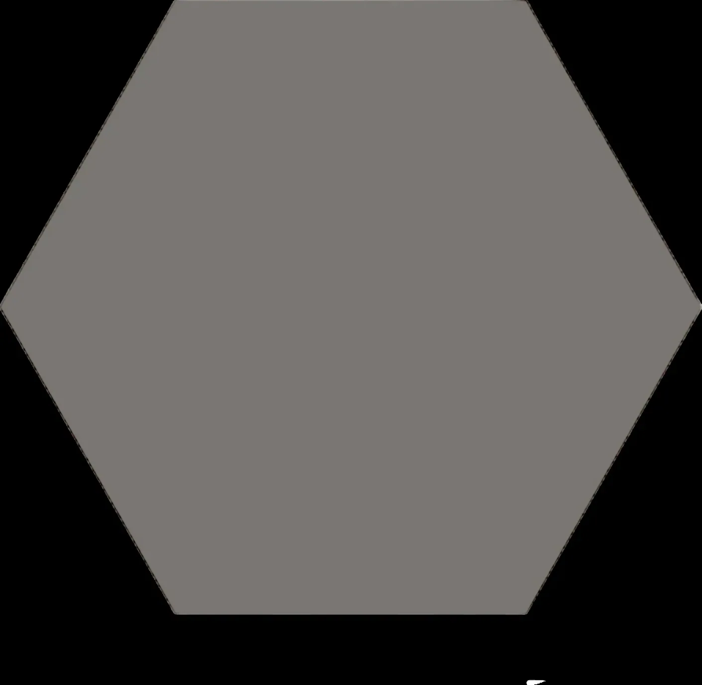 Porcelanato Gallery Grey HEX 14×16 · CNO1416-8