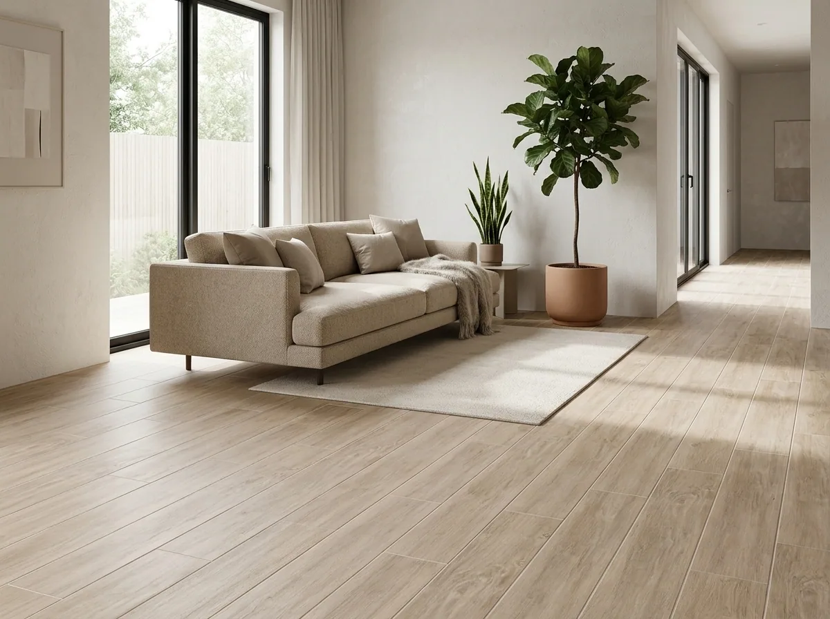 Porcelanato Copenhagen Canella 20×120 instalado