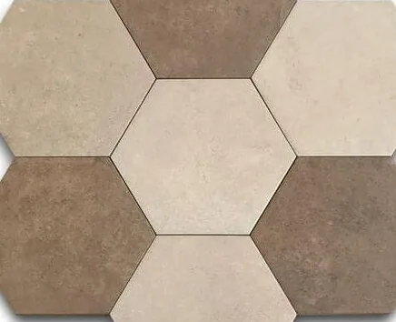 Porcelanato Atlas Hexagon Multi Warm 22×25
