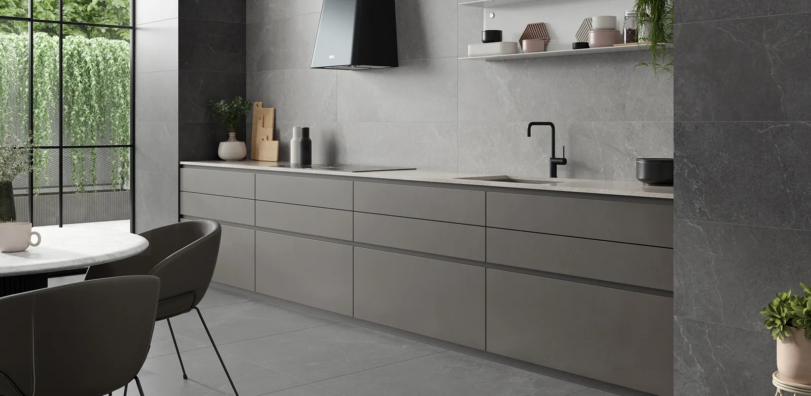 Porcelanato Storm Grey 30×60 instalado