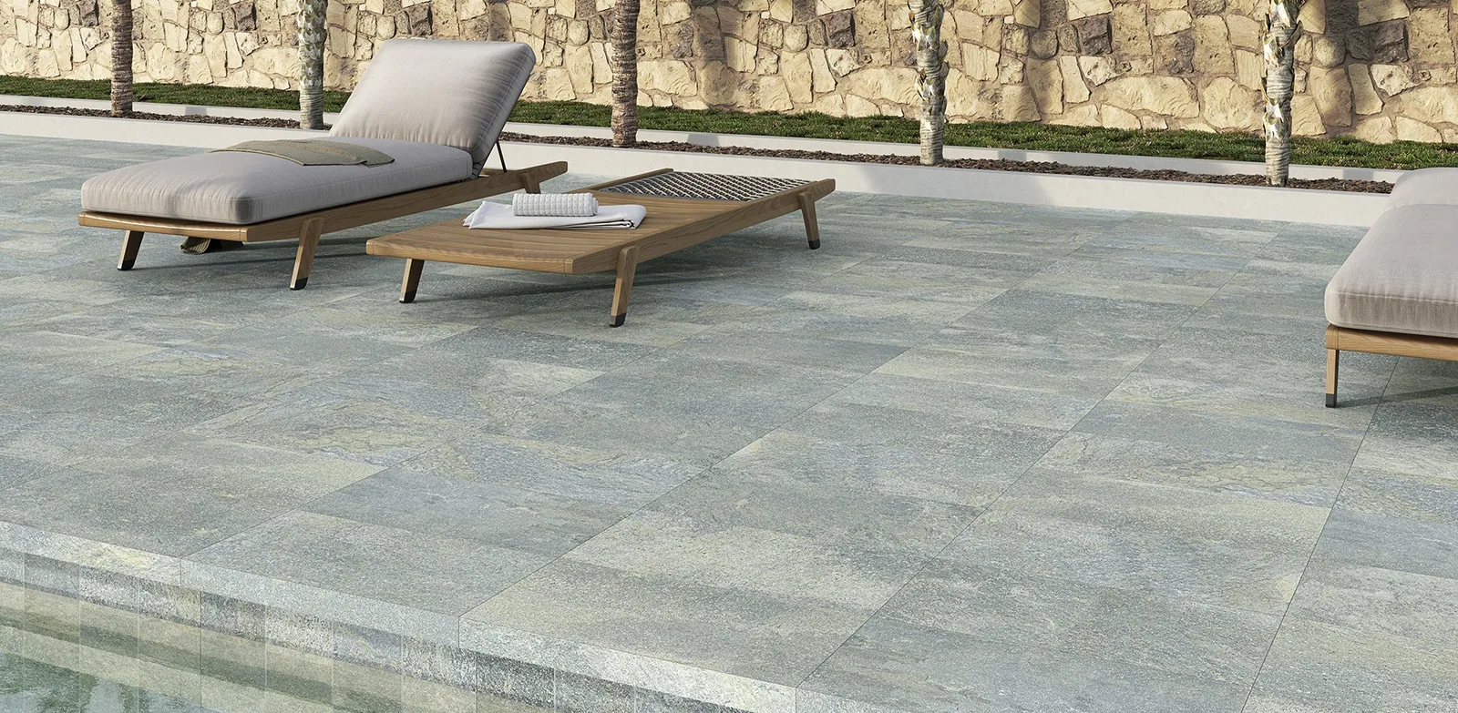 Porcelanato Nusa Pool Green 30×60 instalado