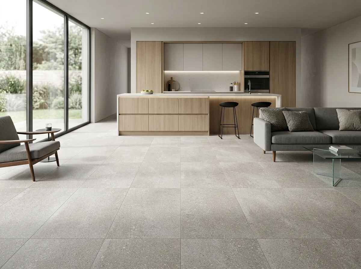 Porcelanato Nusa Grey 30×60 instalado