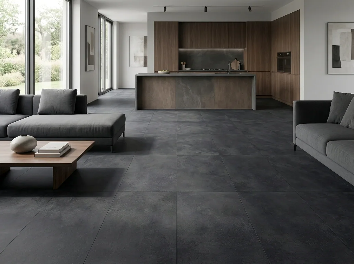 Porcelanato Zeus Antracita 30×60 instalado