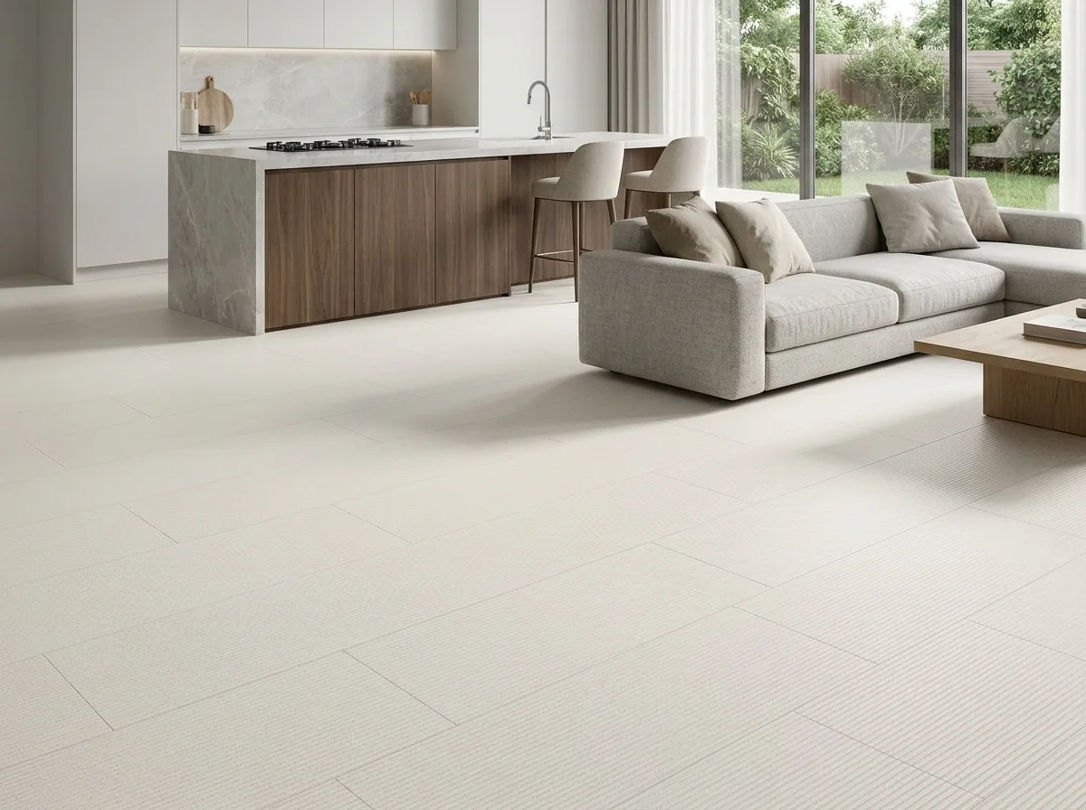 Porcelanato Level Mod Blanco 30×90 instalado