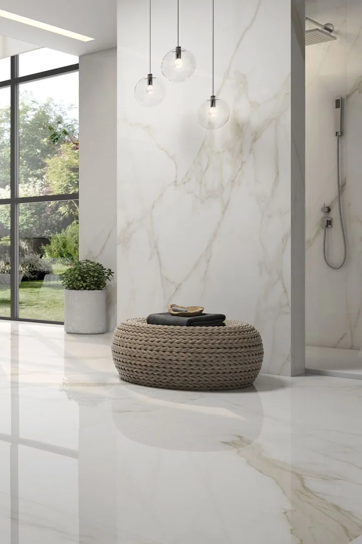Porcelanato Tholos Gold 60×120 instalado