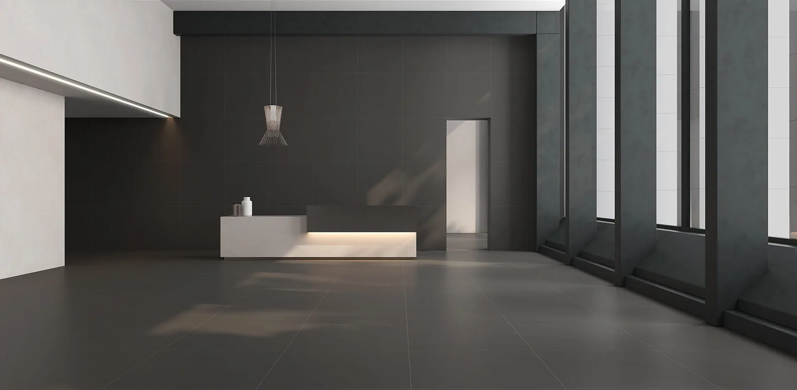 Porcelanato Carpenter Dark 60×60 instalado