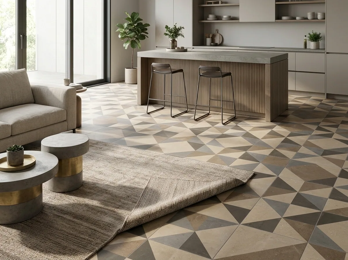 Porcelanato Ornament Pattern 60×60 instalado