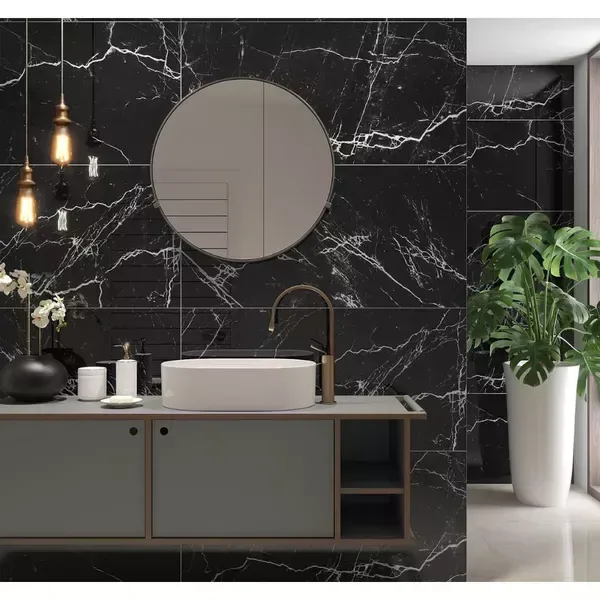 Gres Gran Liege Black Pulido 60×120 instalado