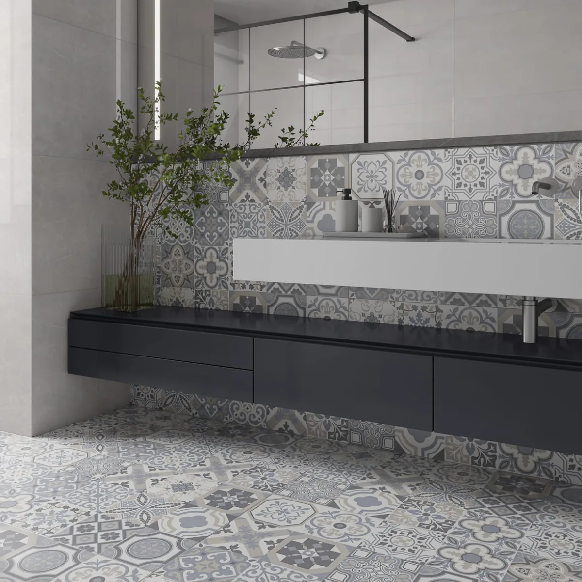 Gres Gran Trancoso Mate 60×120 instalado
