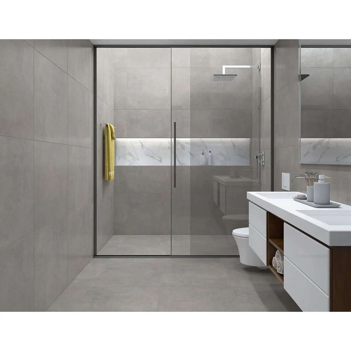 Gres House Color Gris 60×60 instalado