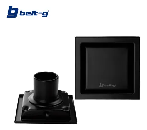 Rejilla Acero Inox Doble Face 10CM Cuadrada Black