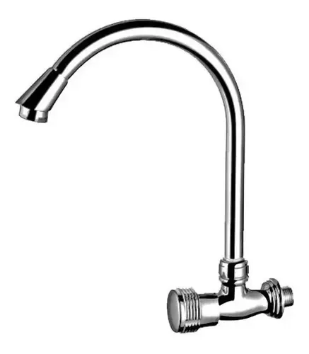 Llave para Lavamanos de Pared metálica 1/2" Cierre Rapido Modelo Everest