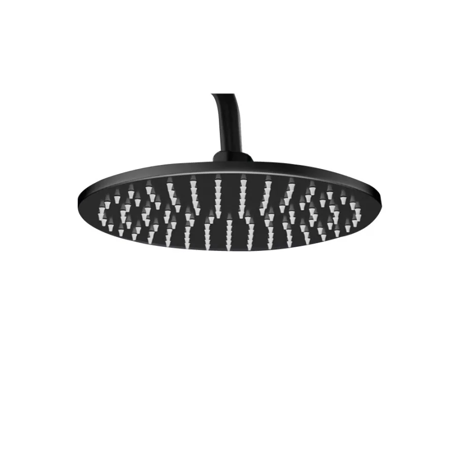 Ducha Ultra Slim 10" Redonda Negro