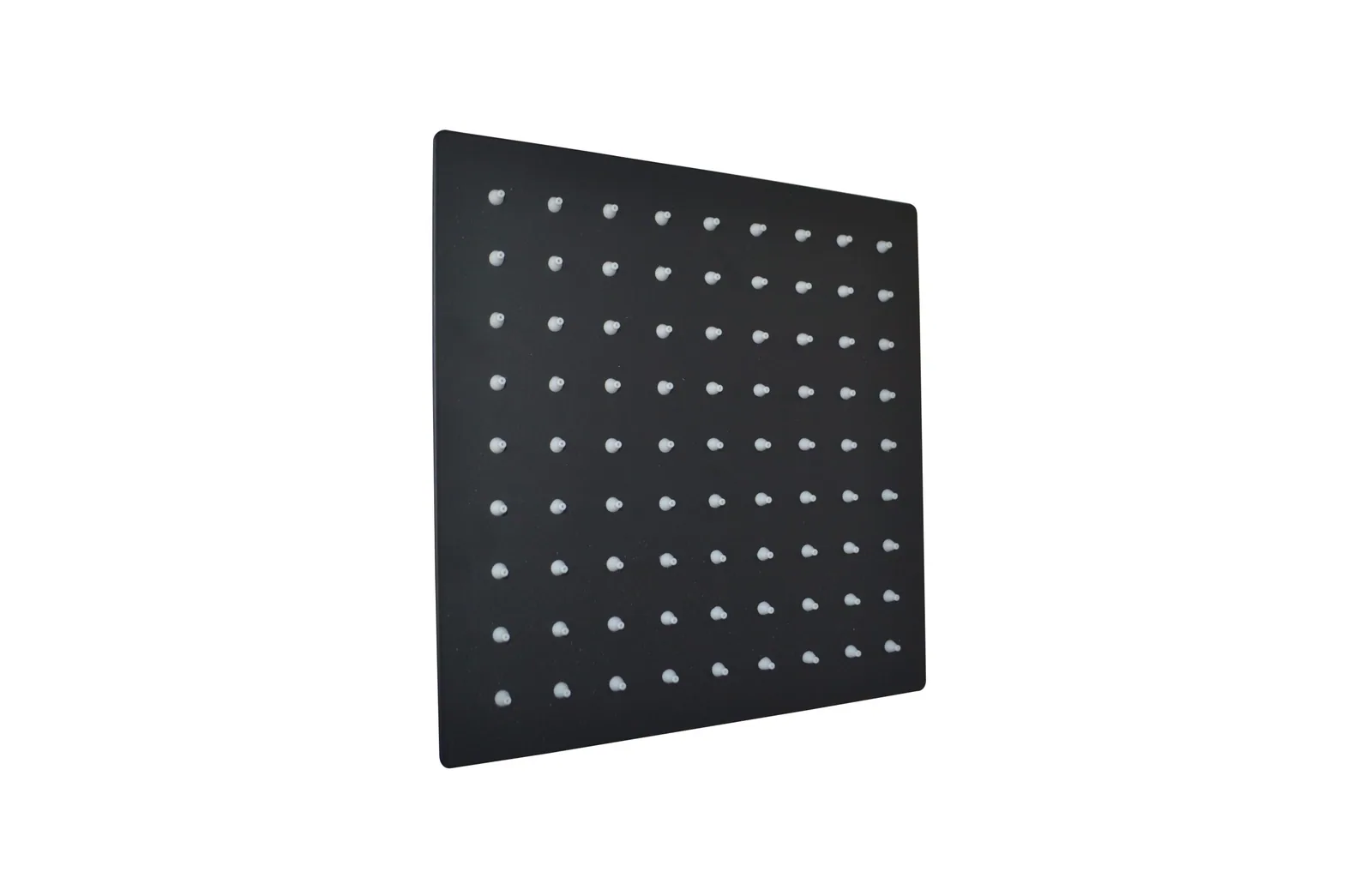 Ducha Ultra Slim 8" Cuadrada Negro