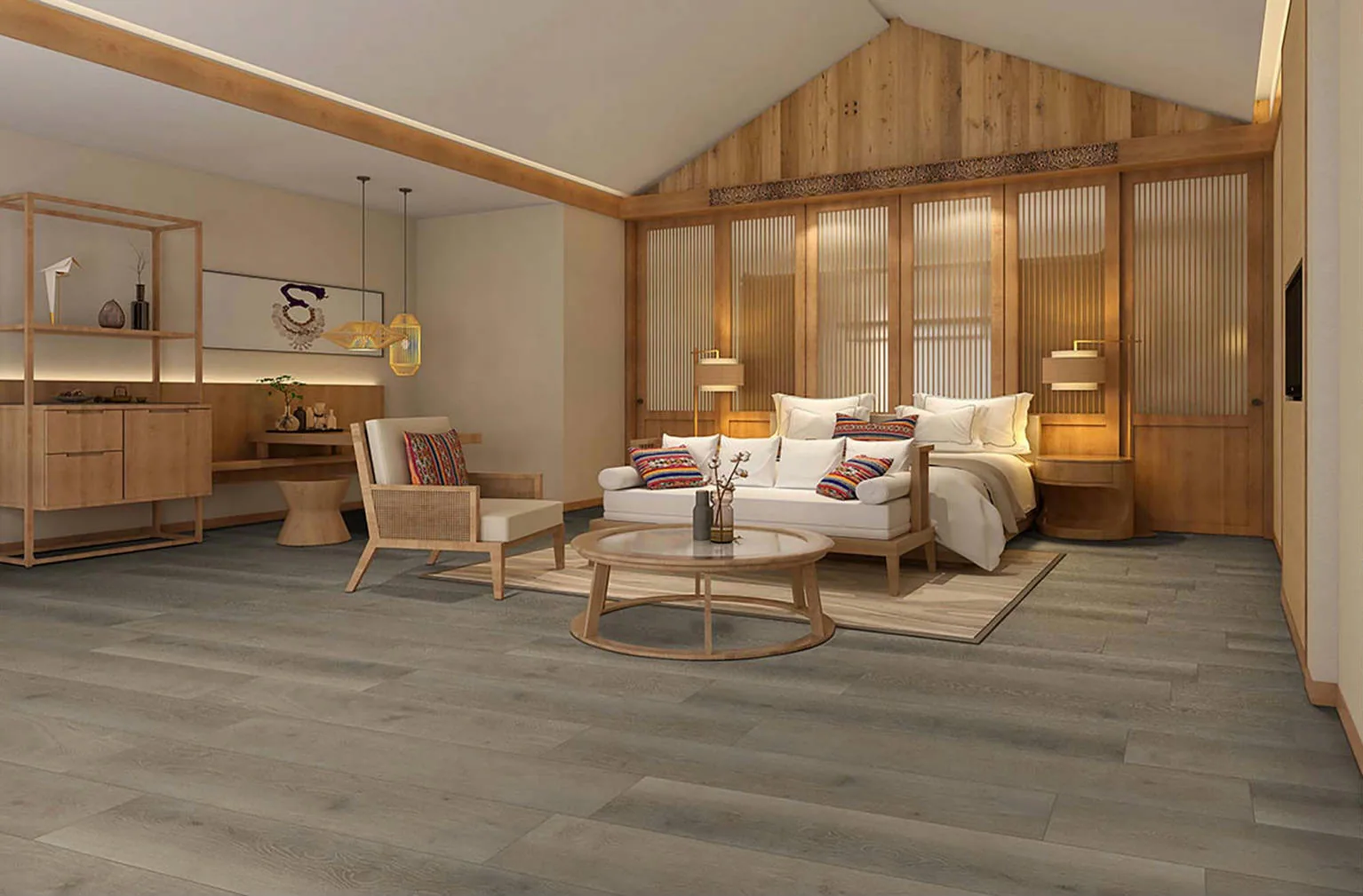 Piso vinílico LVT Cyrus Cranton 17,78×121,92 instalado