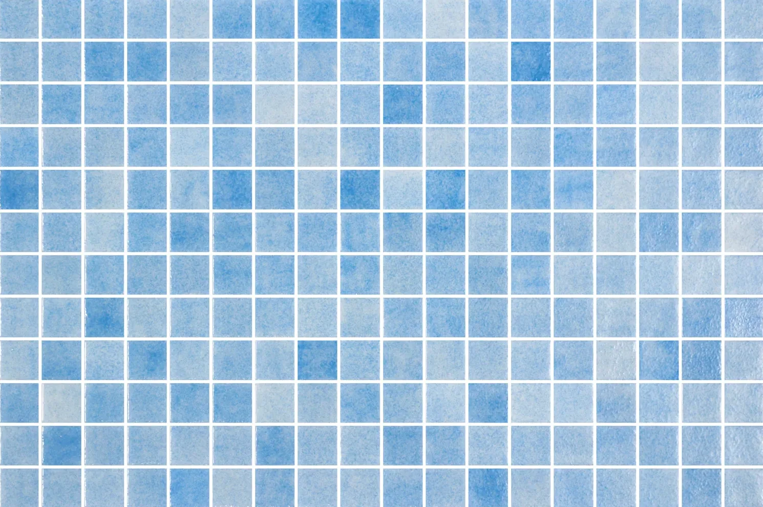 Mosaico Nieve Azul Celeste 25251 2,5×2,5
