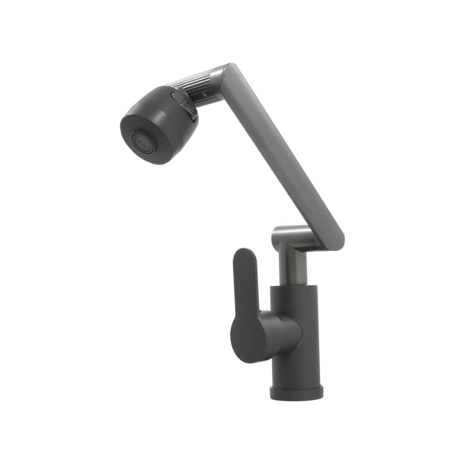 Monomando Mezclador para Fregadero Zinc Pico Flex Doble función Gris P