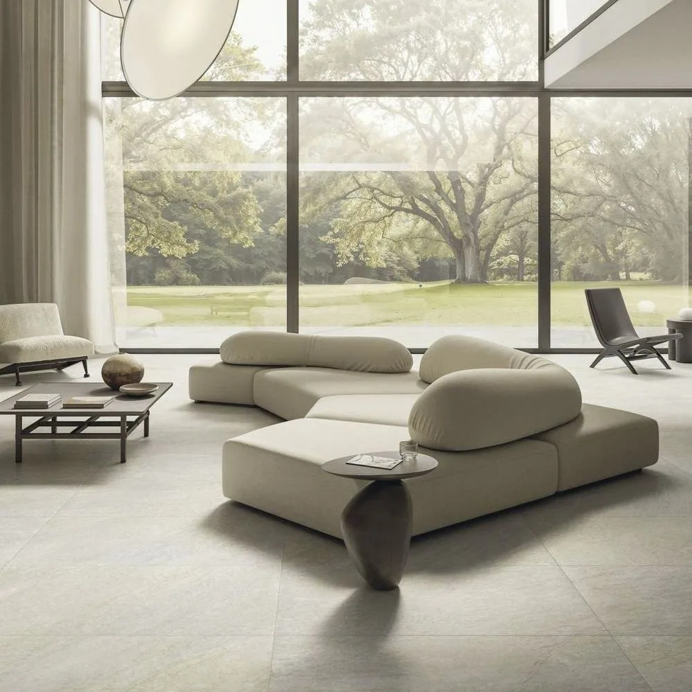 Porcelanato Menhir Arena 45×90 instalado